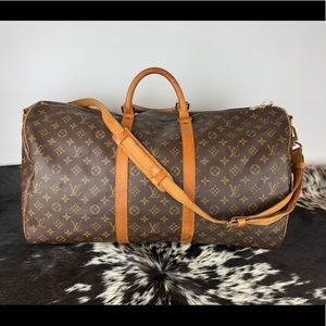 Authentic Louis Vuitton Keepall 55 Bandouliere